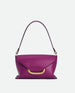 Wandler Veneto Shoulder Bag Small in the color Cobra, made from Italian calf leather with oversized golden clasp hardware, structured silhouette, front view.
