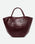 Hortensia Shopper - Bordeaux Croco