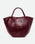 Hortensia Shopper - Bordeaux Croco