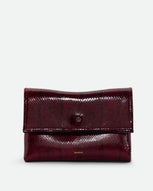 Jo Pouch Medium - Bordeaux Python