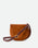 Kate Saddle Bag - Tan Suede