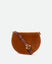 Kate Saddle Bag - Tan Suede