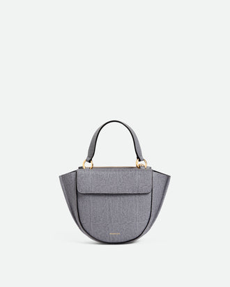 Hortensia Bag Piccola - Grey Lizzard