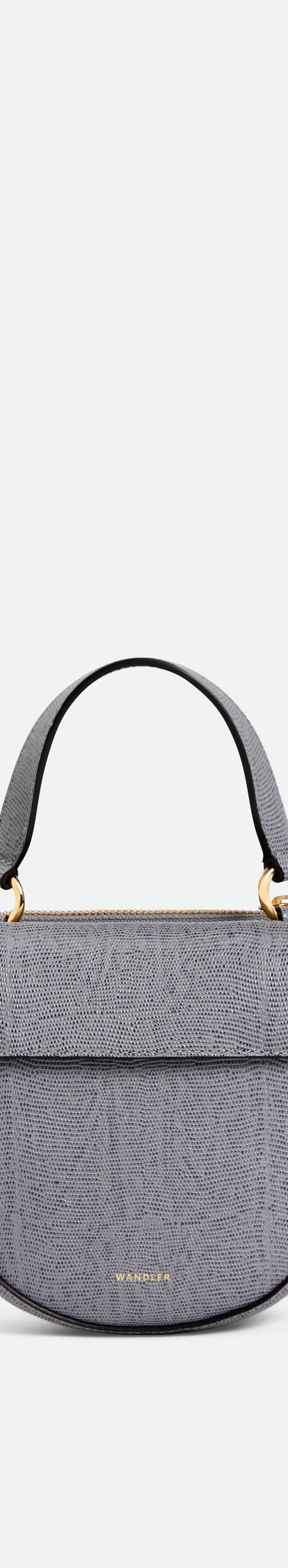 Hortensia Bag Piccola - Grey Lizzard