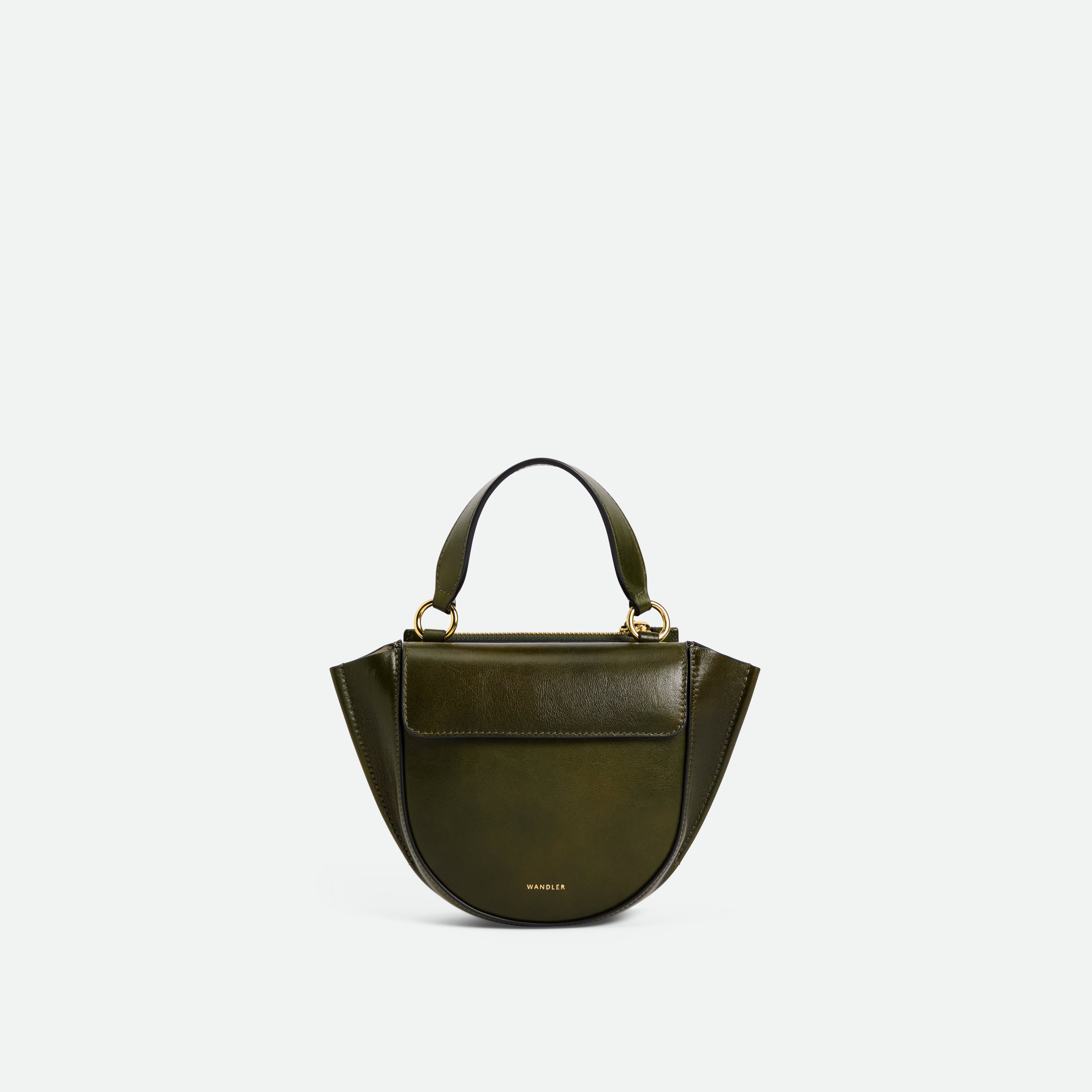 Hortensia Bag Piccola - Ombre Olive – Wandler.com