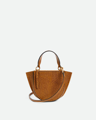 Hortensia Bag Piccola - Tabacco Lizzard