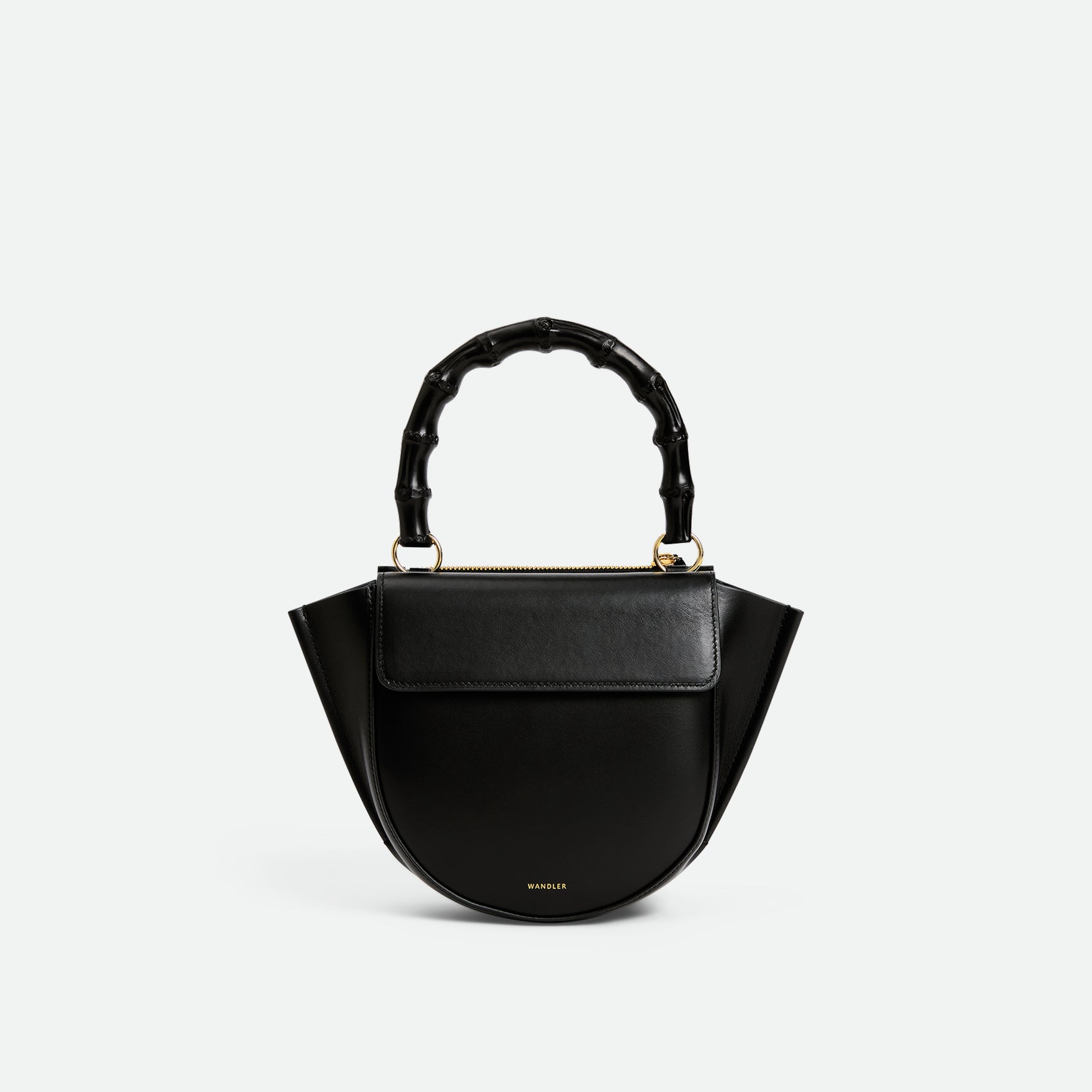 Hortensia Bag Mini - Black / Bamboo