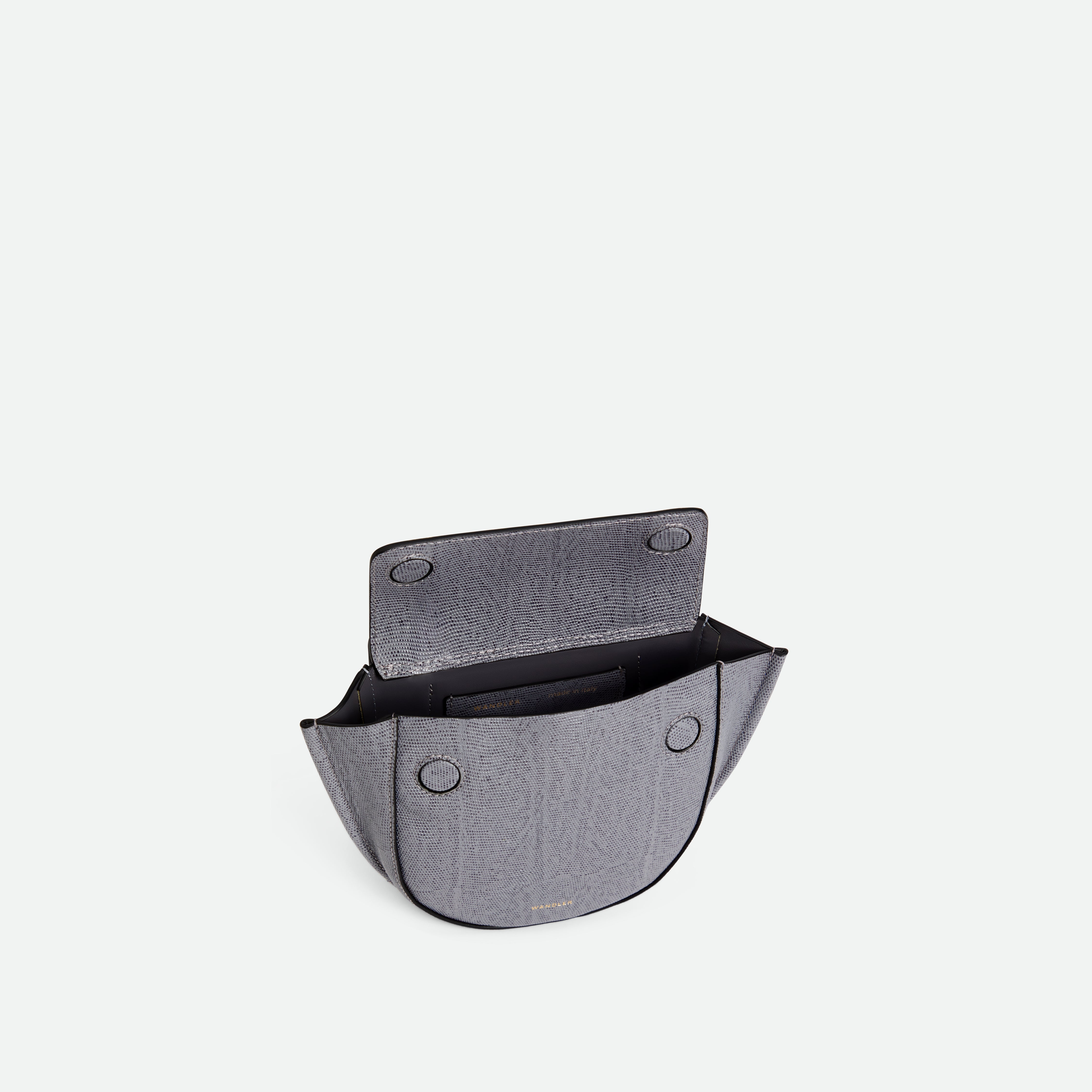 Hortensia Bag Piccola - Grey Lizzard – Wandler.com