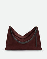 Penelope Tote - Acai Suede / Black