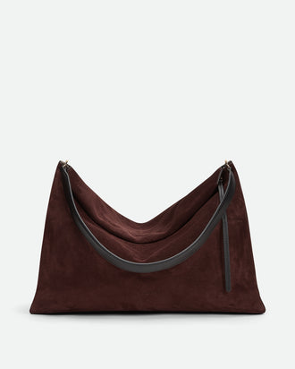 Penelope Tote - Acai Suede / Black