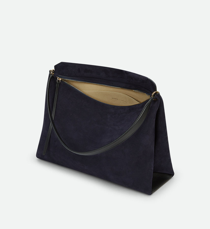 Penelope Tote - Orion Suede / Black