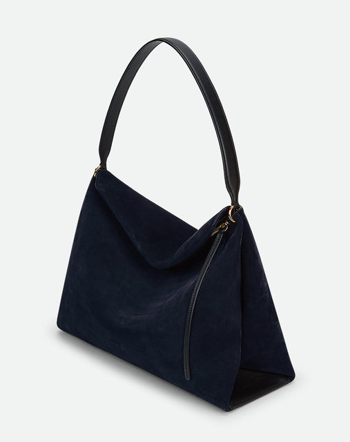 Penelope Tote - Orion Suede / Black