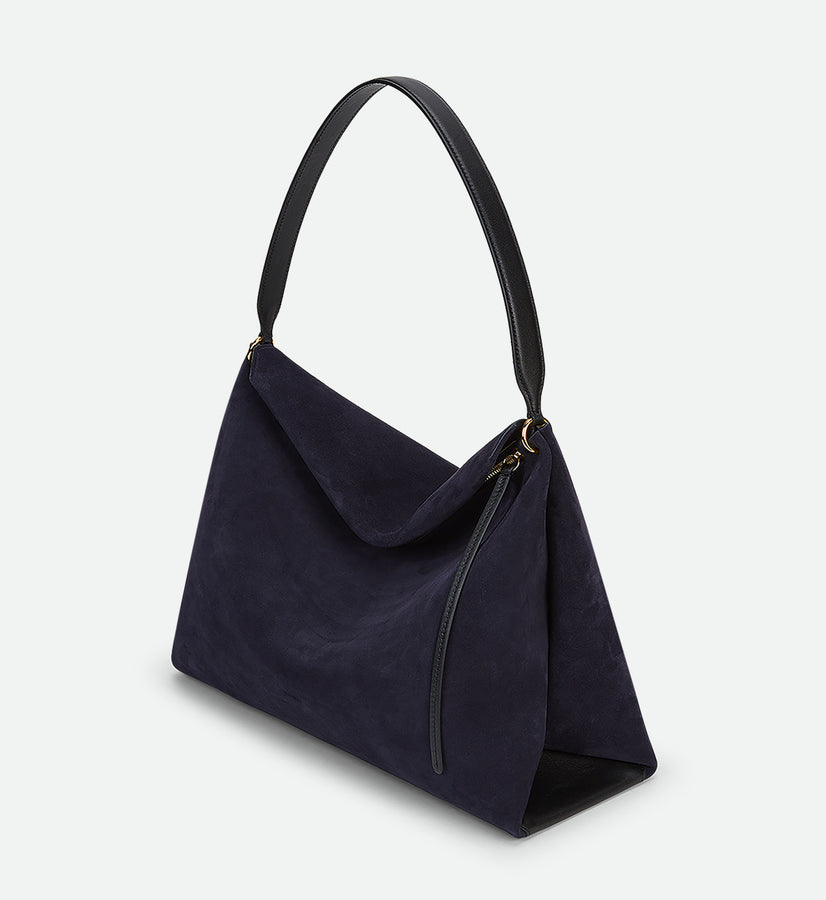 Penelope Tote - Orion Suede / Black