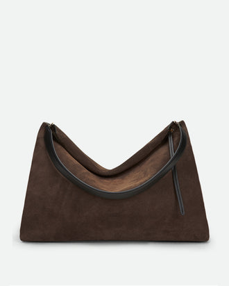 Penelope Tote - Palissander Suede / Black