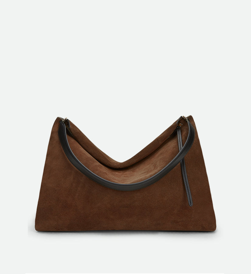 Penelope Tote - Palissander Suede / Black