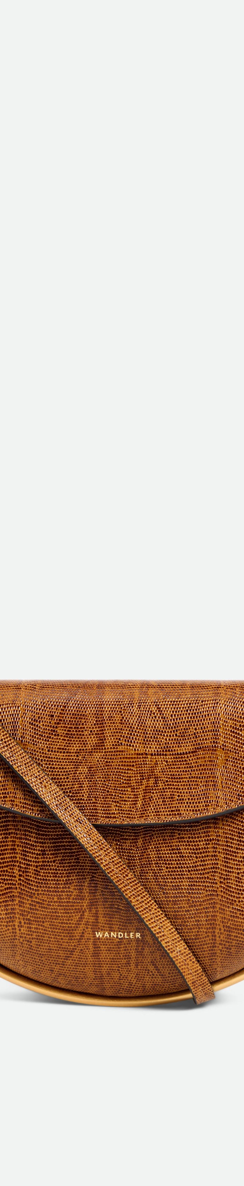 Kate Mini Umhängetasche – Tabacco Lizzard