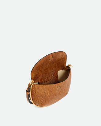 Kate Mini Crossbody - Tabacco Lizzard