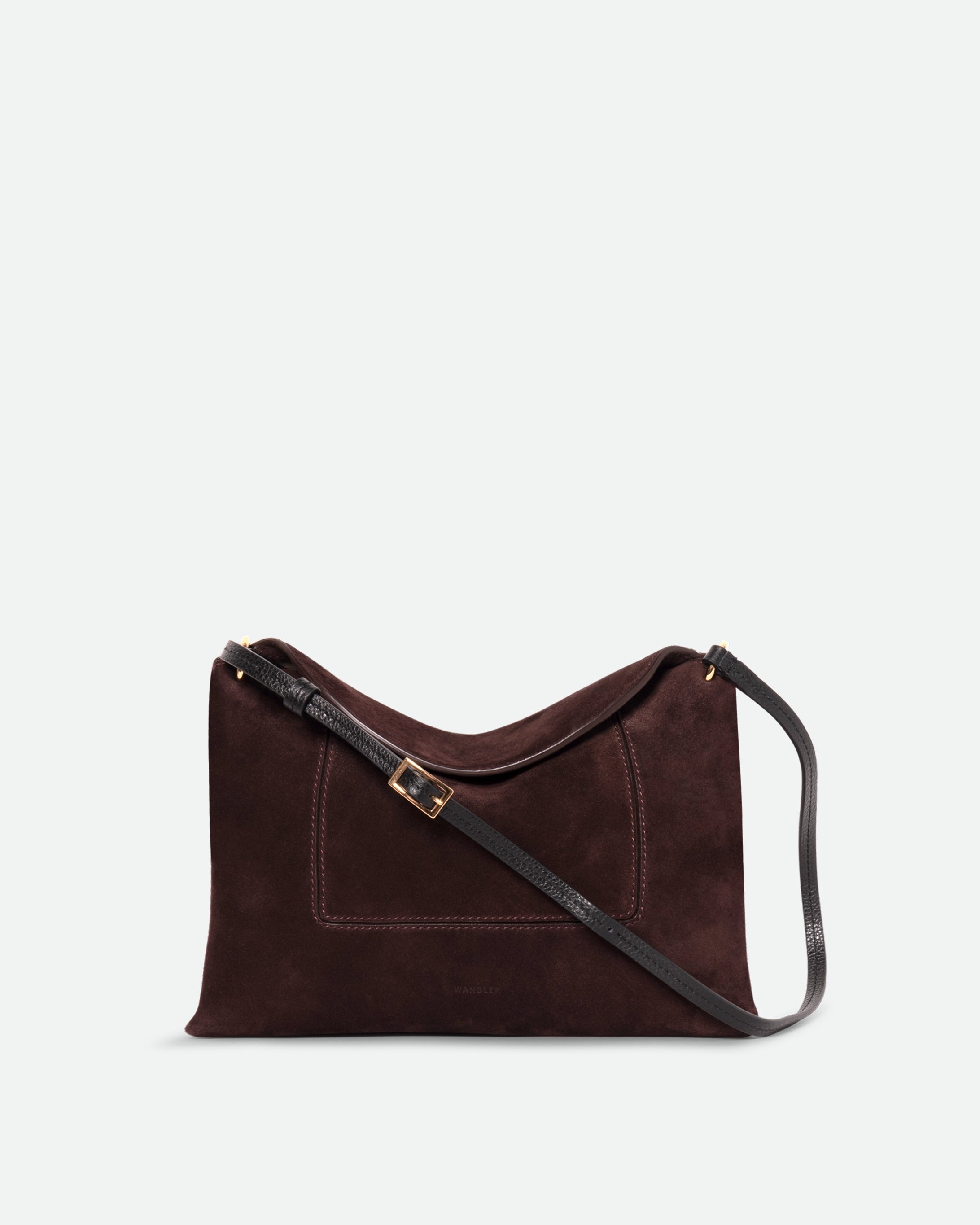 Penelope Slouch Bag - Acai Suede
