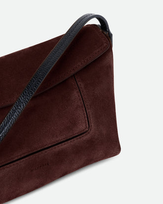 Penelope Slouch Mini - Acai Suede