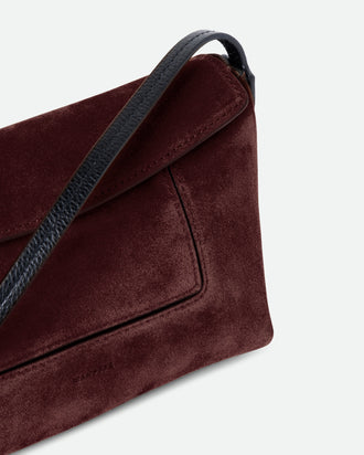 Penelope Slouch Mini - Acai Suede