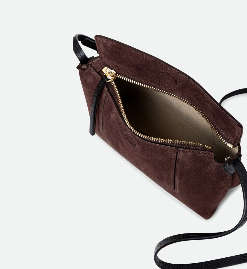 Penelope Slouch Mini - Acai Suede