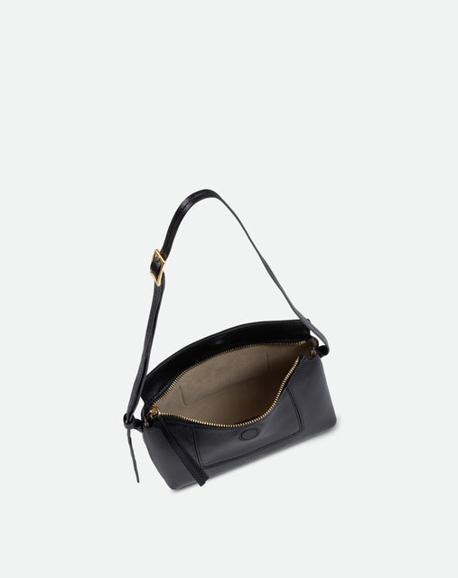 Penelope Slouch Mini - Black Crust