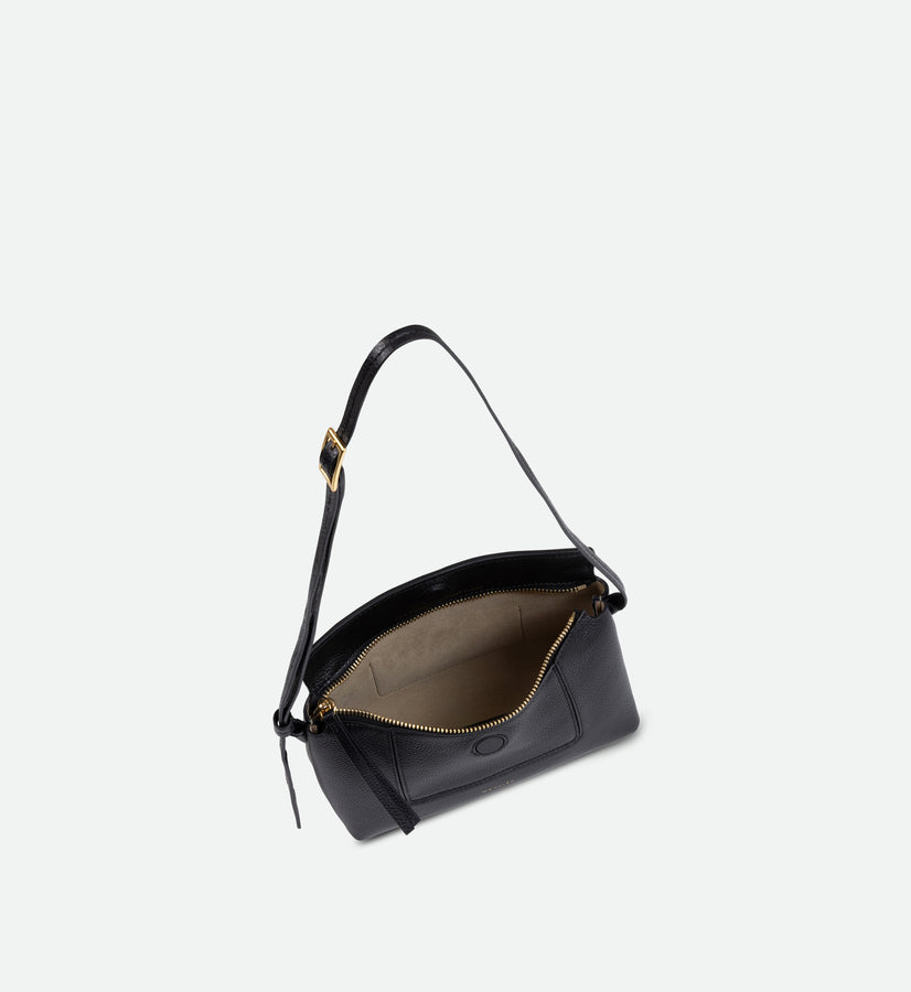 Penelope Slouch Mini - Black Crust