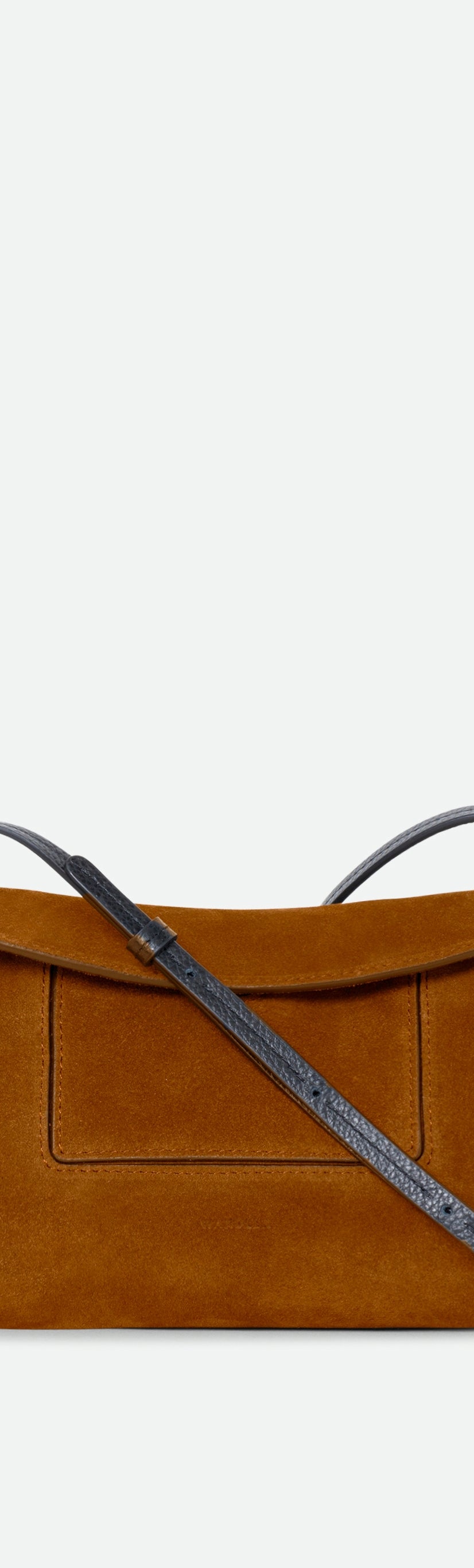Penelope Slouch Mini - Cognac Suede