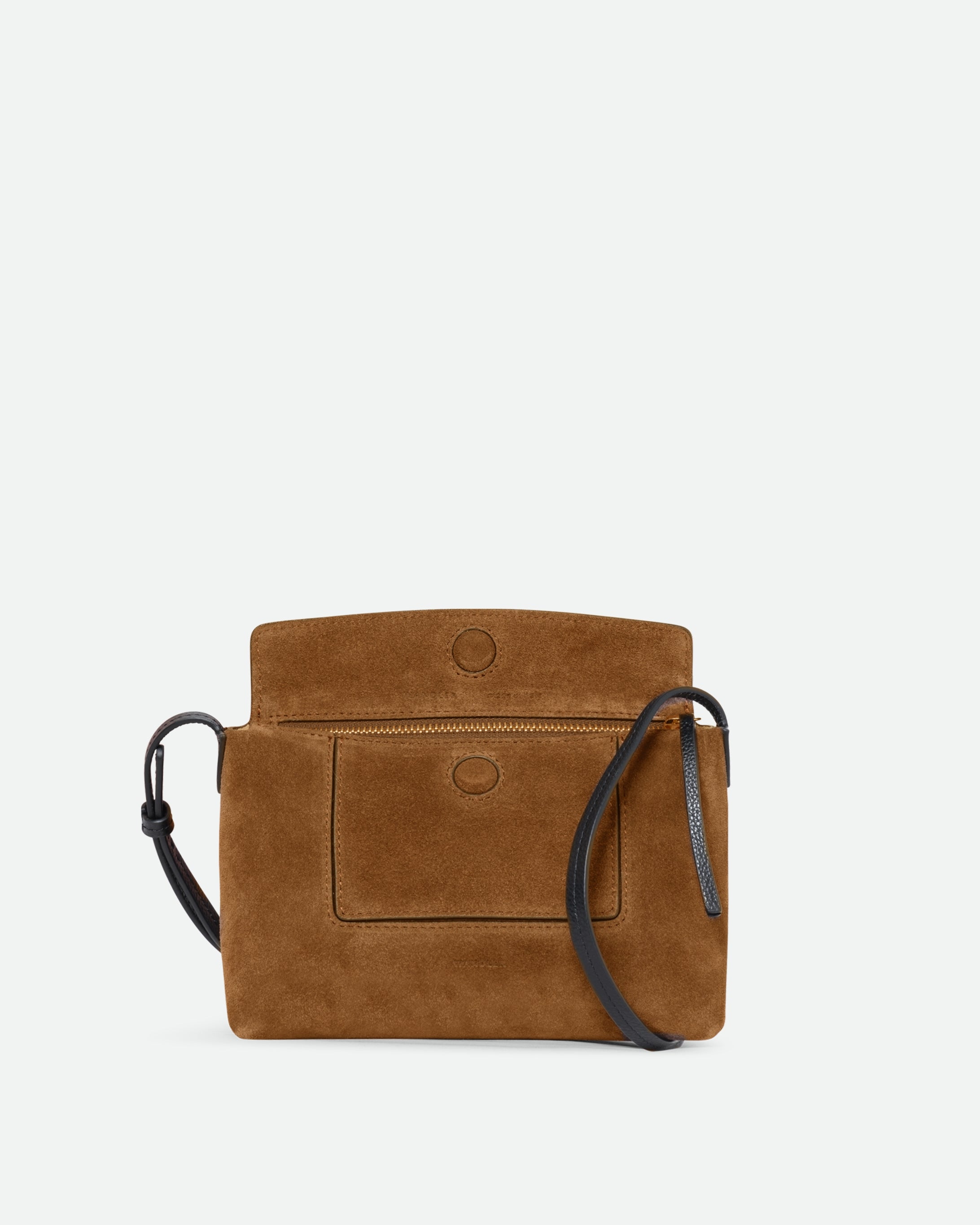 Penelope Slouch Mini - Cognac Suede