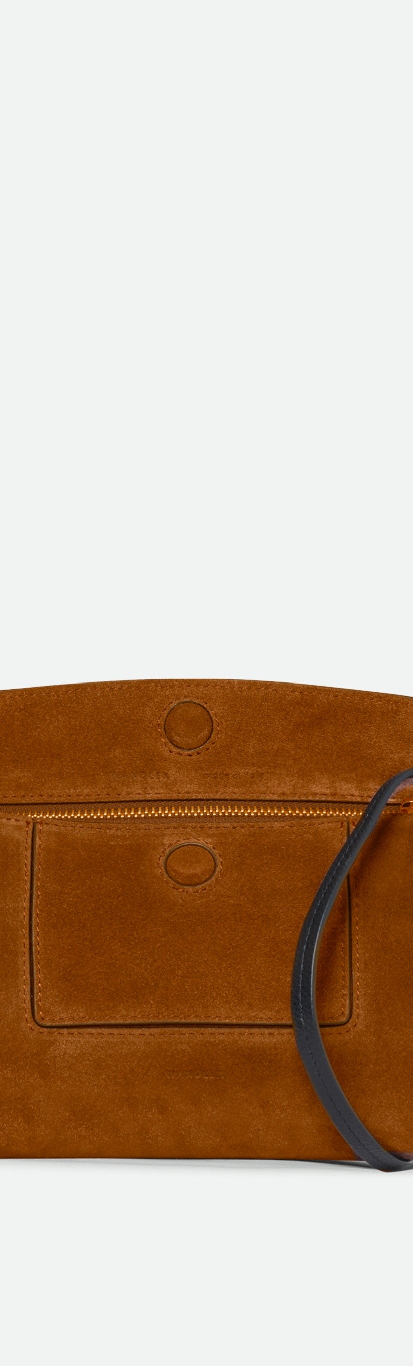 Penelope Slouch Mini - Cognac Suede