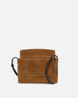 Penelope Slouch Mini - Cognac Suede
