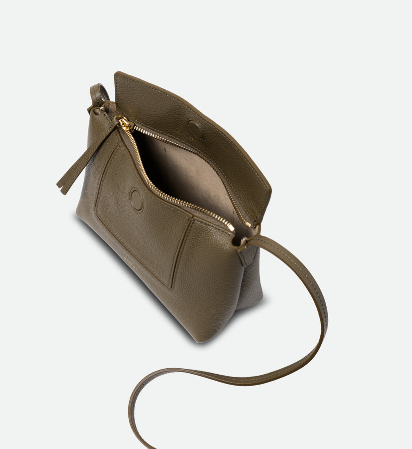 Penelope Slouch Mini - Olive Crust