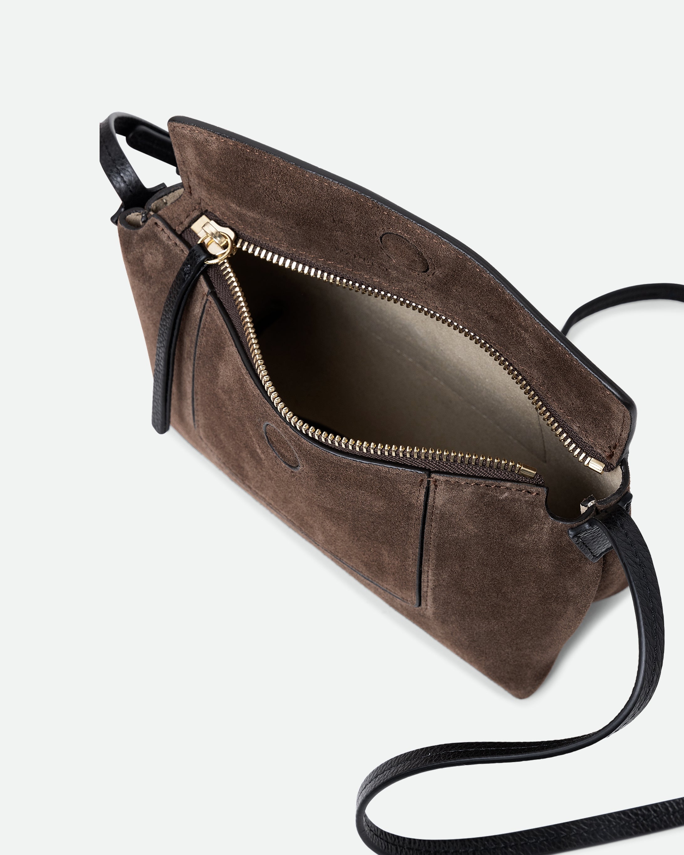 Penelope Slouch Mini - Palissander Suede