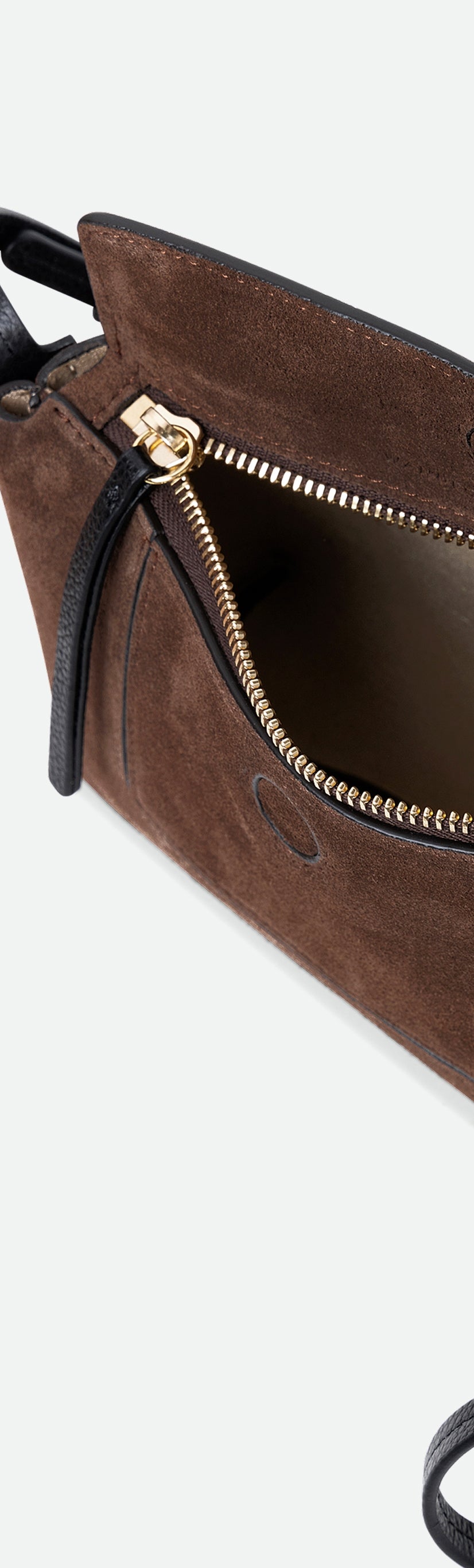 Penelope Slouch Mini - Palissander Suede