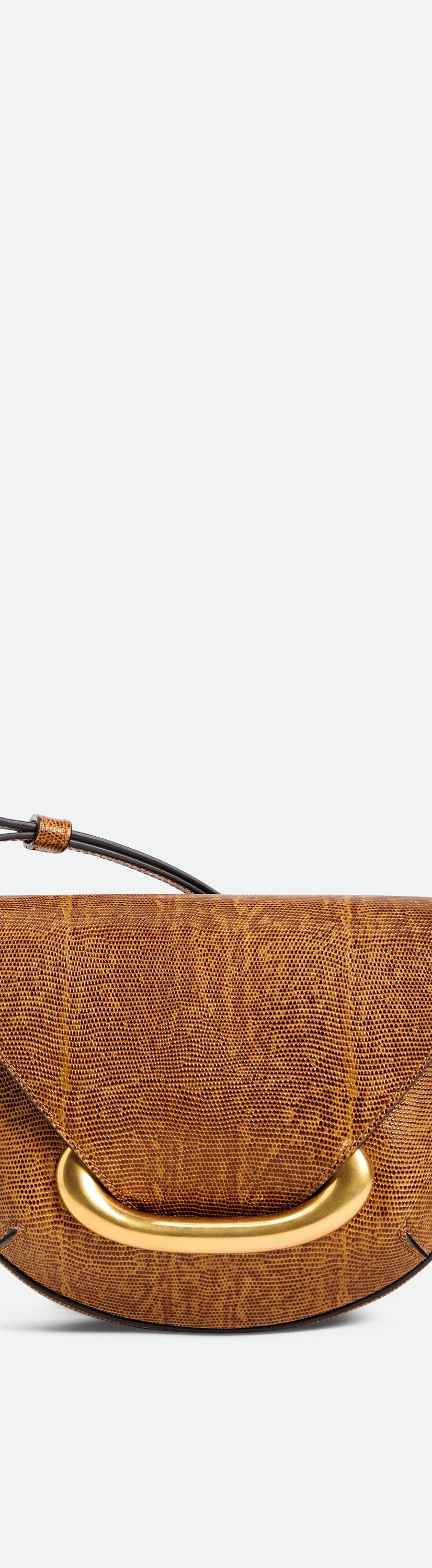 Veneto Crossbody Small - Tabacco Lizzard