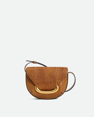Veneto Crossbody Small - Tabacco Lizzard
