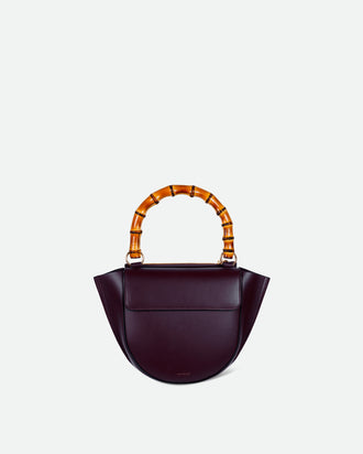 Hortensia Bag Mini - Grape / Bamboo