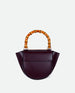 Hortensia Bag Mini - Grape / Bamboo