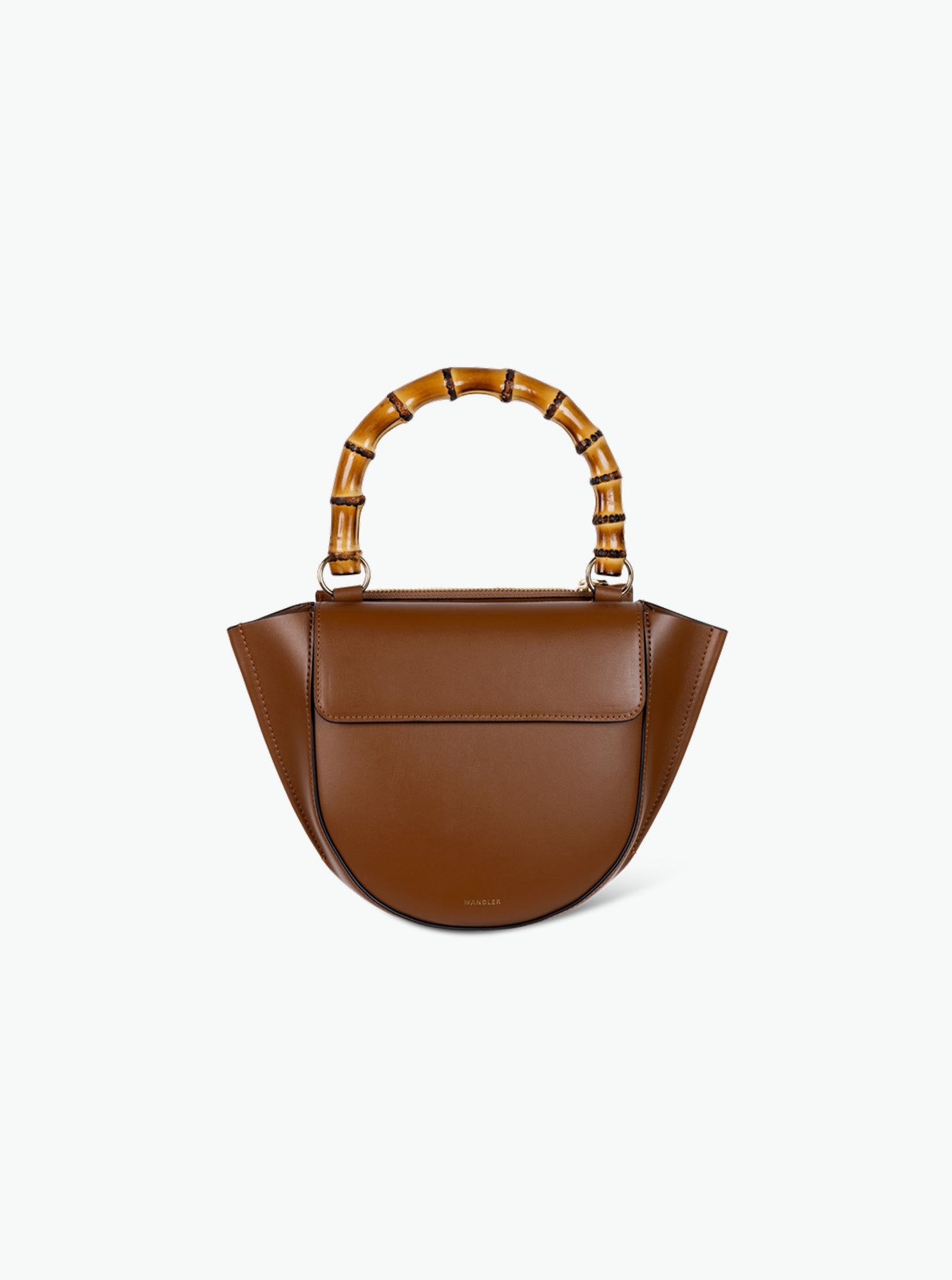 Hortensia Bag Mini - Saddle / Bamboo