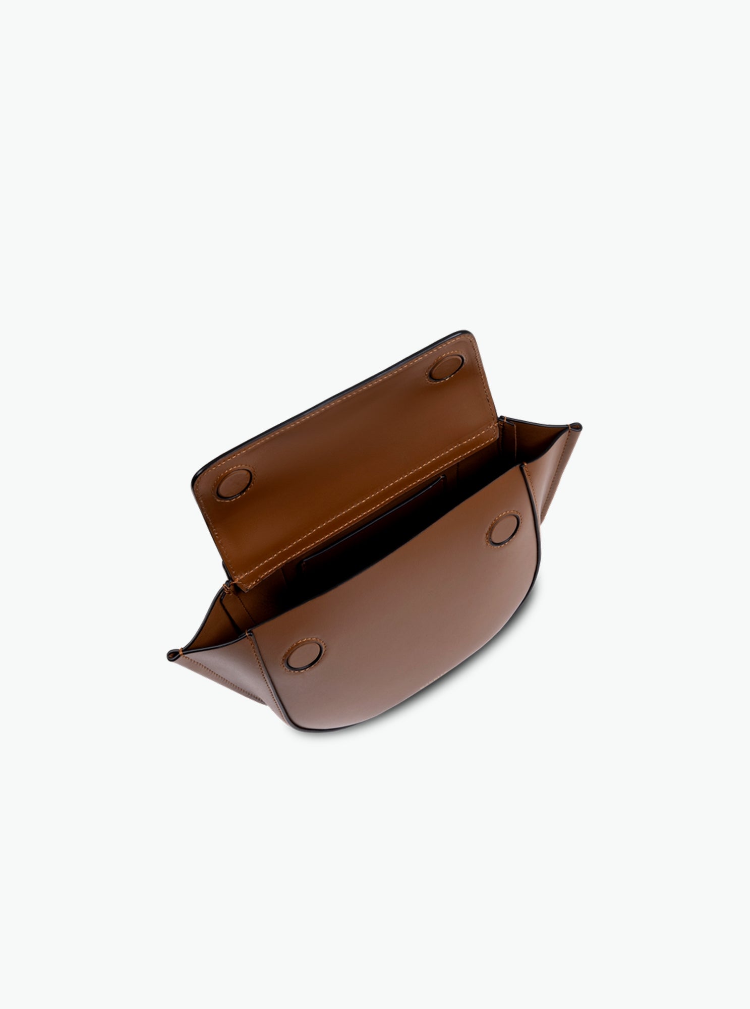Hortensia Bag Mini - Saddle / Bamboo