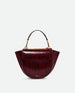 Hortensia Bag Mini - Bordeaux Python