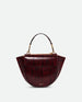 Hortensia Bag Mini - Bordeaux Python