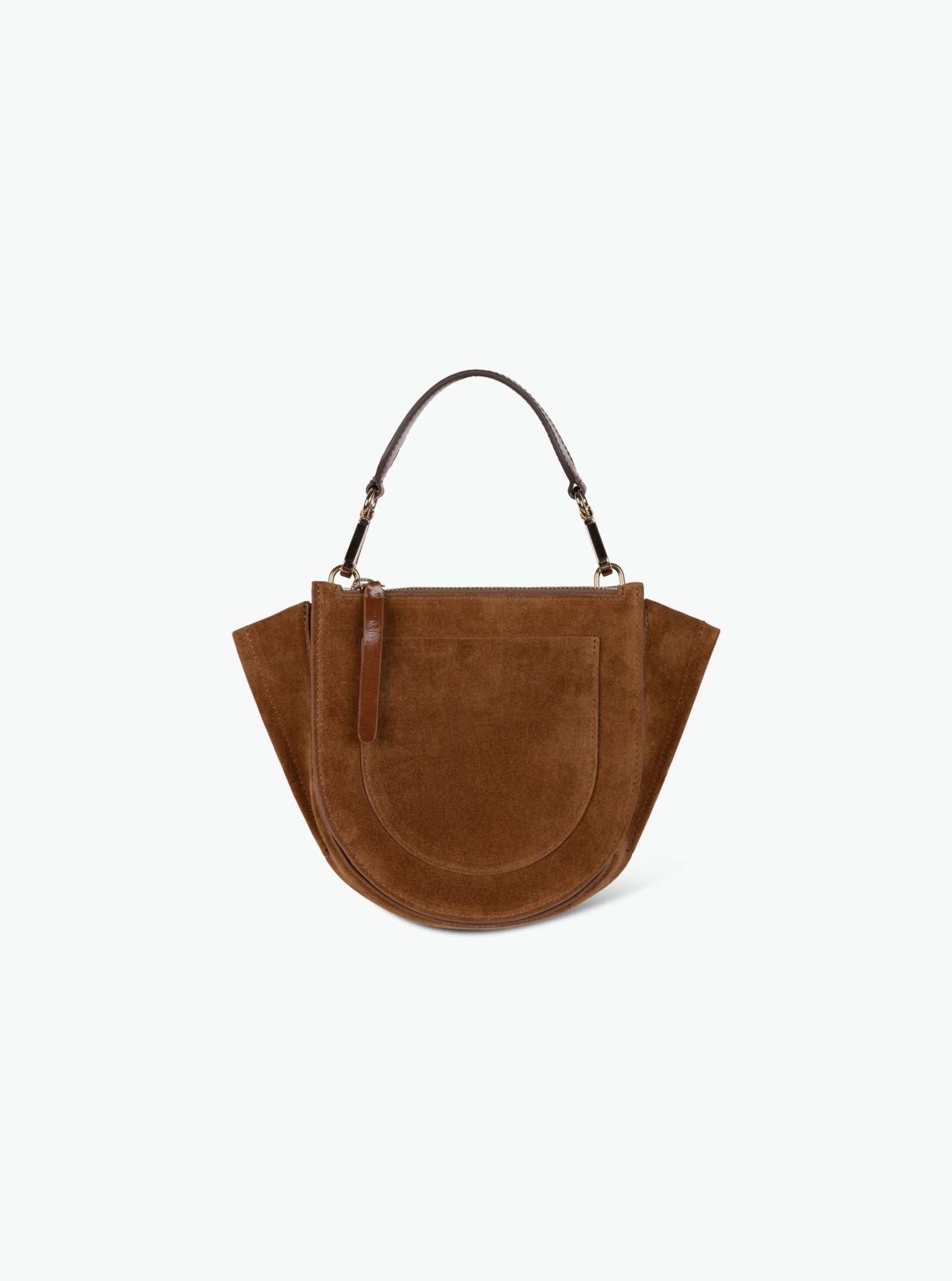 Hortensia Bag Mini - Cognac Suede