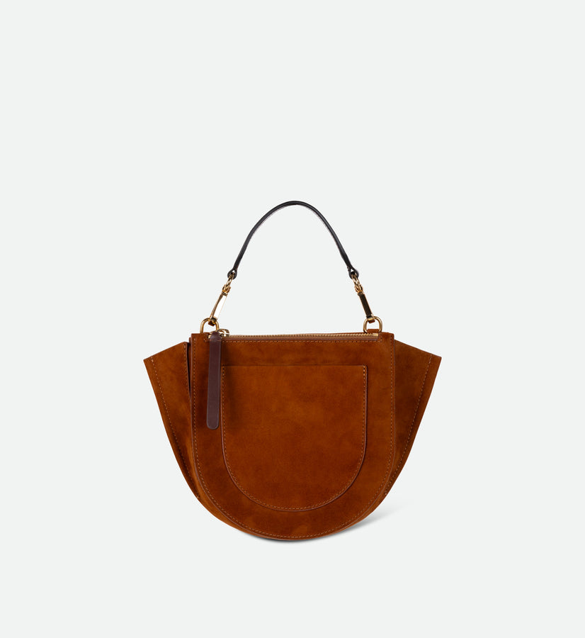 Hortensia Bag Mini - Tan Suede