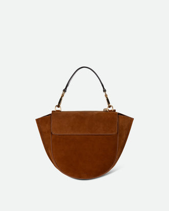 Hortensia Bag Mini - Tan Suede