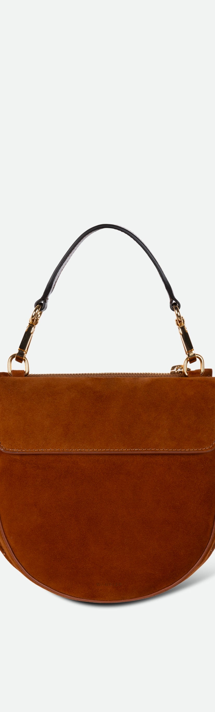 Hortensia Bag Mini – Hellbraunes Wildleder