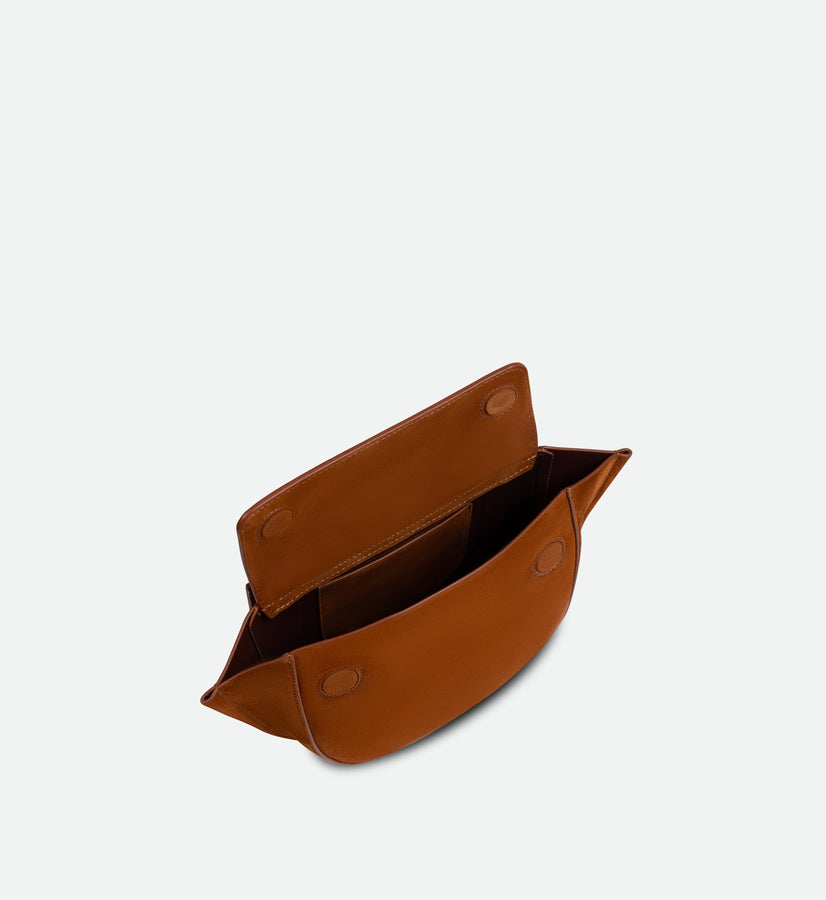 Hortensia Bag Mini - Tan Suede