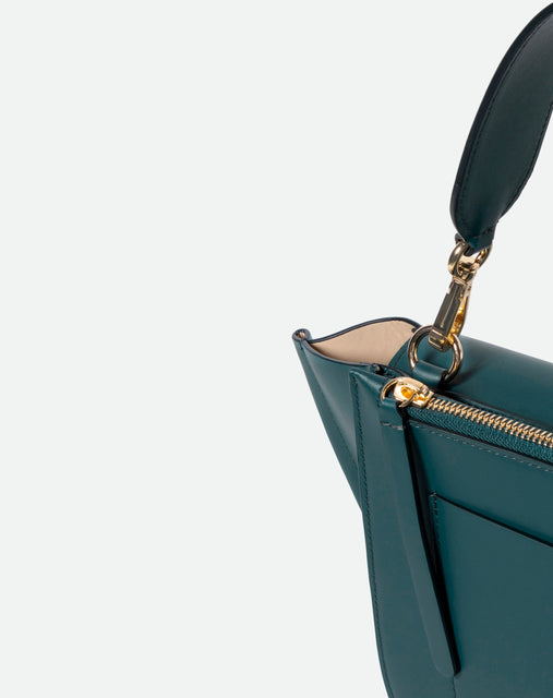 Hortensia Tasche, mittelgroß – Türkis