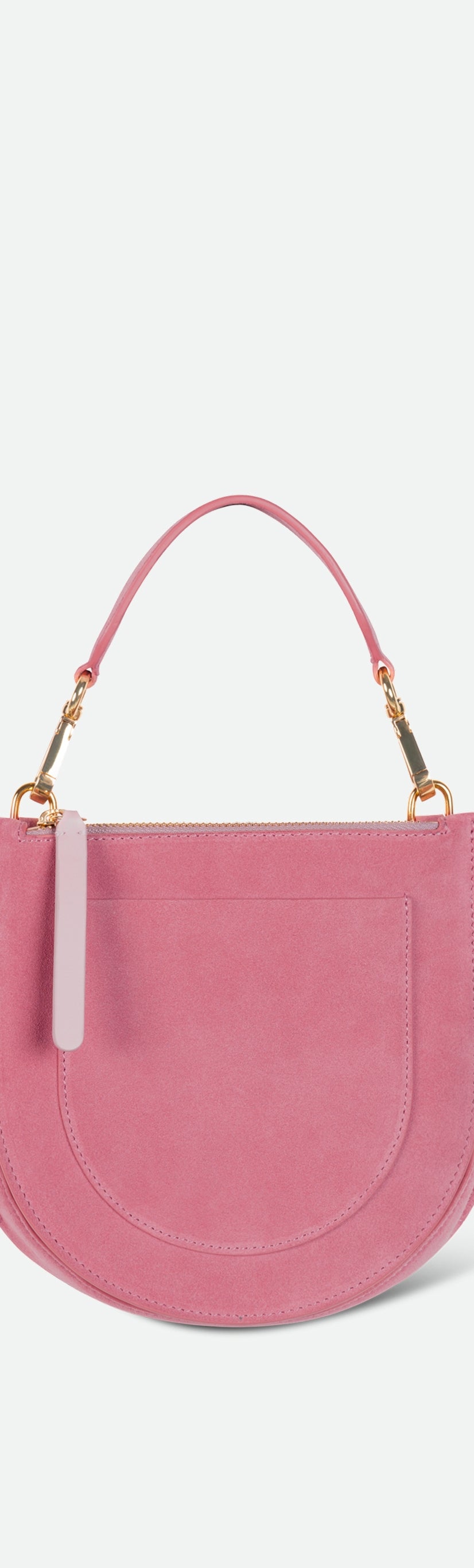 Hortensia Bag Mini - Apricot Suede