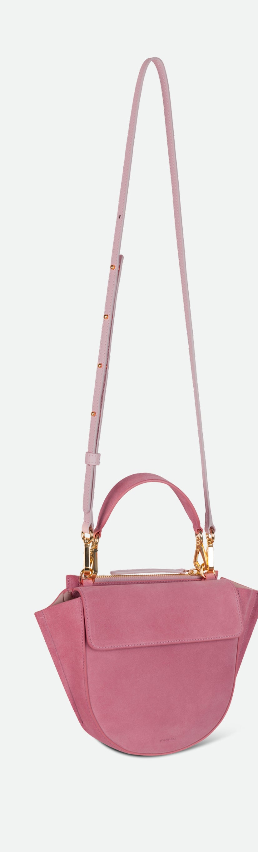 Hortensia Bag Mini - Apricot Suede